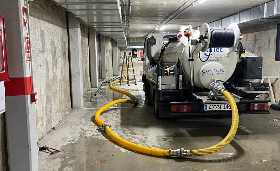 vaciado-parkings-inundados-girona